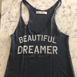 Spiritual Gangster blue tank - “Beautiful Dreamer”